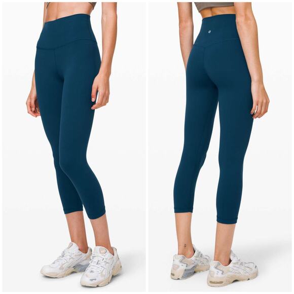 Lululemon Align Crop 21” Night Diver - Picture 1 of 8